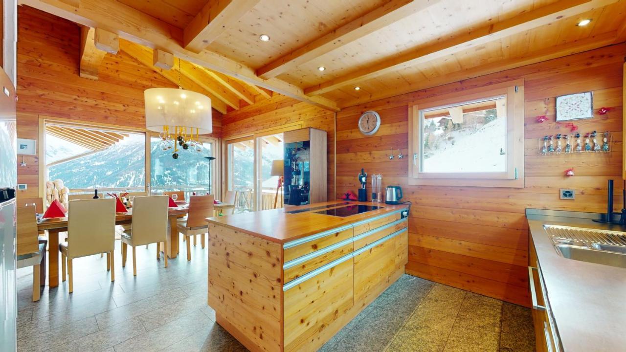 Etoiles Des Neiges Luxe & Jacuzzi Chalet 12 Pers By Alpvision Residences Hérémence Екстериор снимка