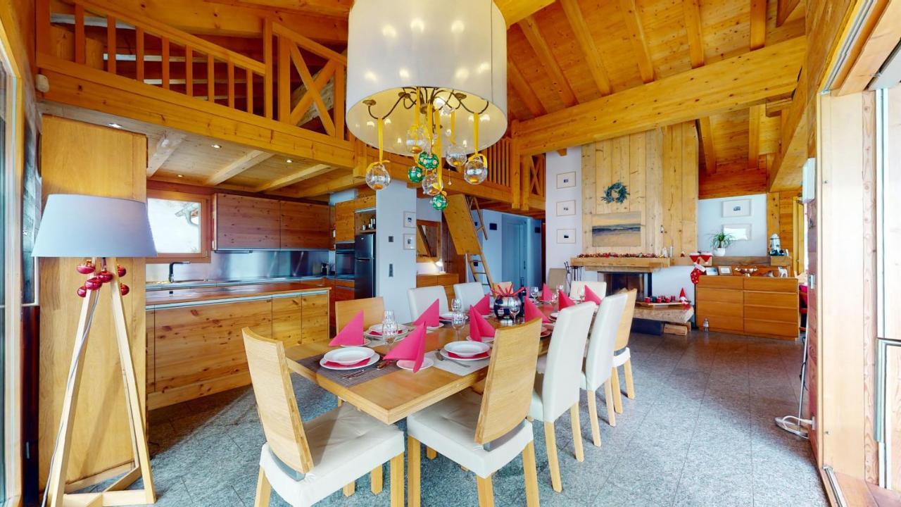 Etoiles Des Neiges Luxe & Jacuzzi Chalet 12 Pers By Alpvision Residences Hérémence Екстериор снимка