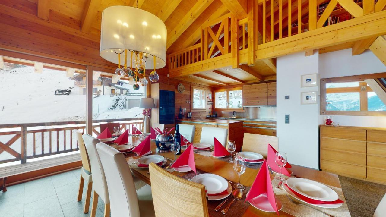 Etoiles Des Neiges Luxe & Jacuzzi Chalet 12 Pers By Alpvision Residences Hérémence Екстериор снимка