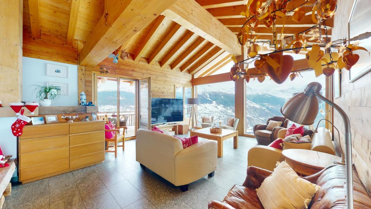 Etoiles Des Neiges Luxe & Jacuzzi Chalet 12 Pers By Alpvision Residences Hérémence Екстериор снимка