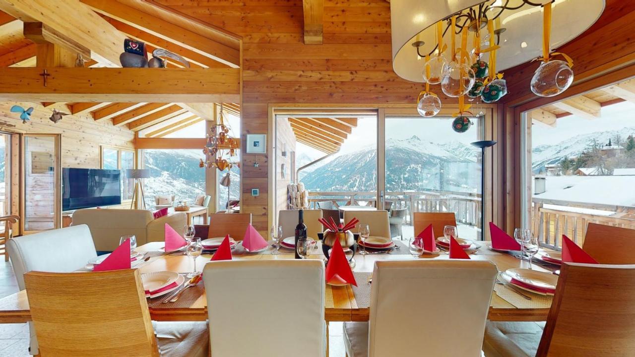 Etoiles Des Neiges Luxe & Jacuzzi Chalet 12 Pers By Alpvision Residences Hérémence Екстериор снимка